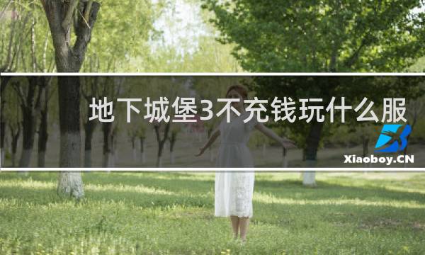 地下城堡3不充钱玩什么服