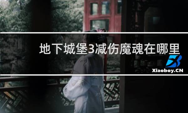 地下城堡3减伤魔魂在哪里