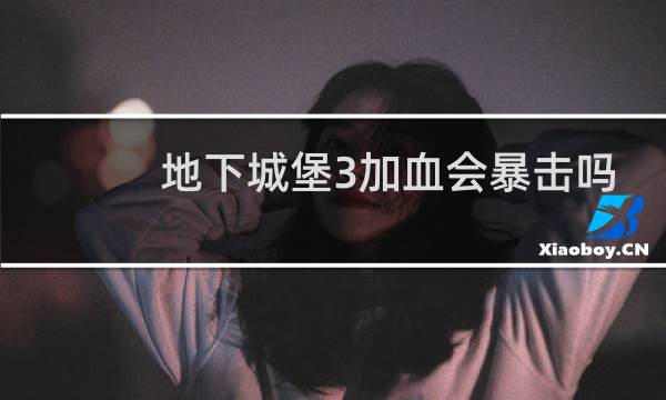 地下城堡3加血会暴击吗
