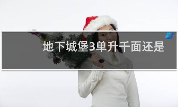 地下城堡3单升千面还是
