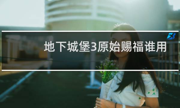 地下城堡3原始赐福谁用