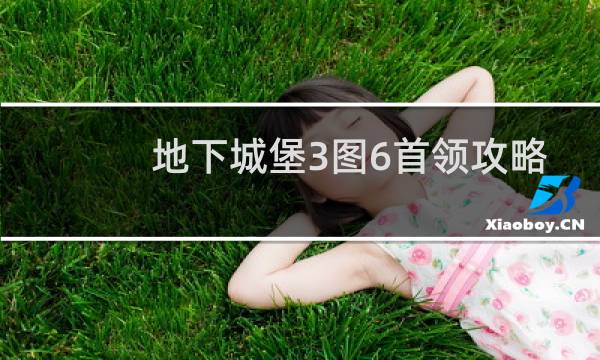 地下城堡3图6首领攻略
