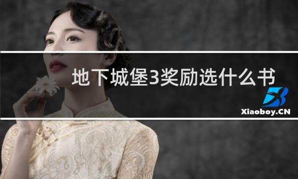 地下城堡3奖励选什么书