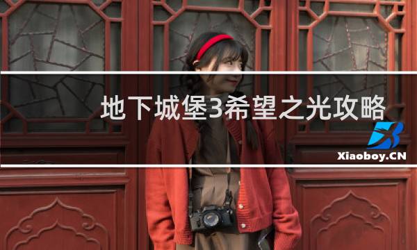 地下城堡3希望之光攻略