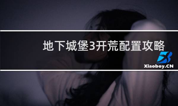 地下城堡3开荒配置攻略