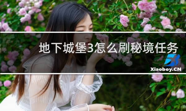 地下城堡3怎么刷秘境任务