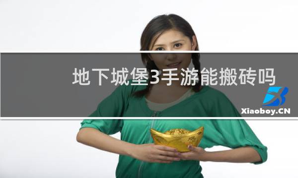 地下城堡3手游能搬砖吗