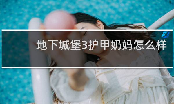 地下城堡3护甲奶妈怎么样