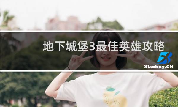 地下城堡3最佳英雄攻略