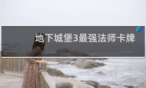 地下城堡3最强法师卡牌