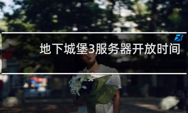 地下城堡3服务器开放时间