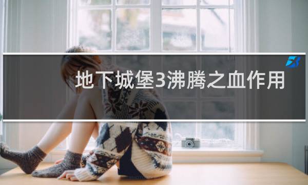 地下城堡3沸腾之血作用
