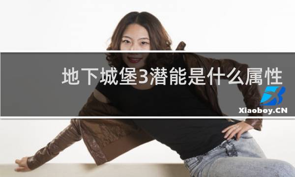 地下城堡3潜能是什么属性