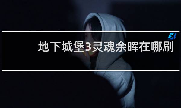 地下城堡3灵魂余晖在哪刷