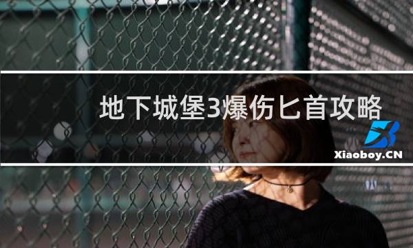 地下城堡3爆伤匕首攻略