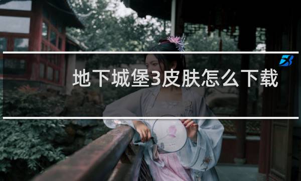 地下城堡3皮肤怎么下载