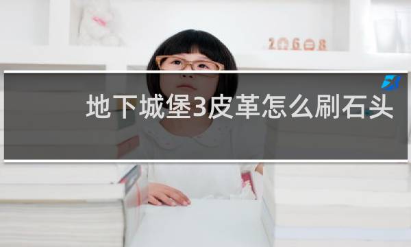 地下城堡3皮革怎么刷石头