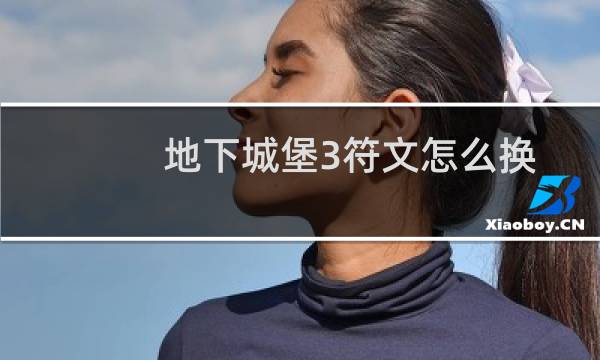 地下城堡3符文怎么换