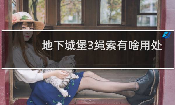 地下城堡3绳索有啥用处