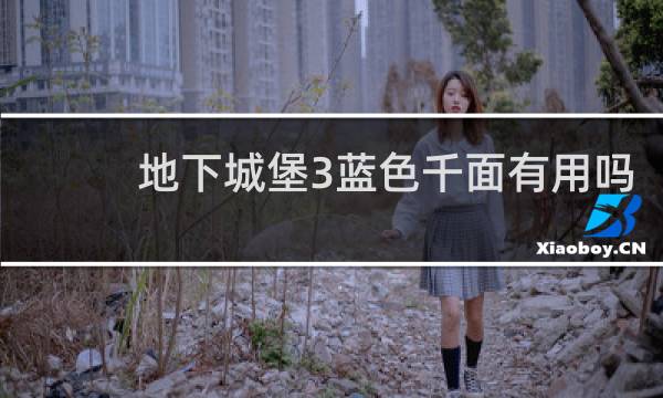 地下城堡3蓝色千面有用吗