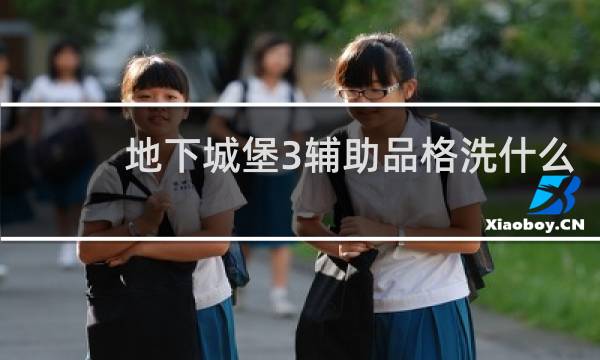 地下城堡3辅助品格洗什么
