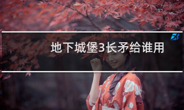 地下城堡3长矛给谁用
