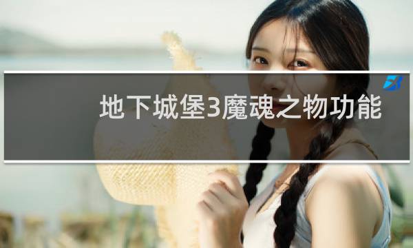 地下城堡3魔魂之物功能