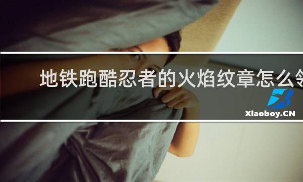 地铁跑酷忍者的火焰纹章怎么领
