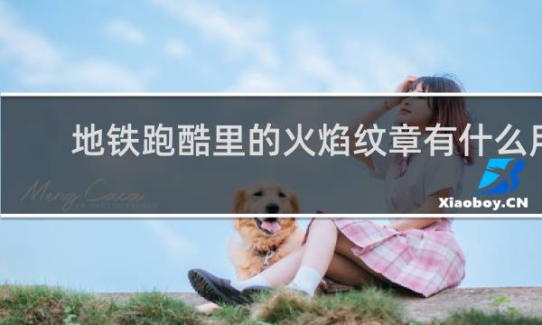 地铁跑酷里的火焰纹章有什么用