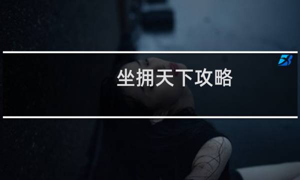 坐拥天下攻略