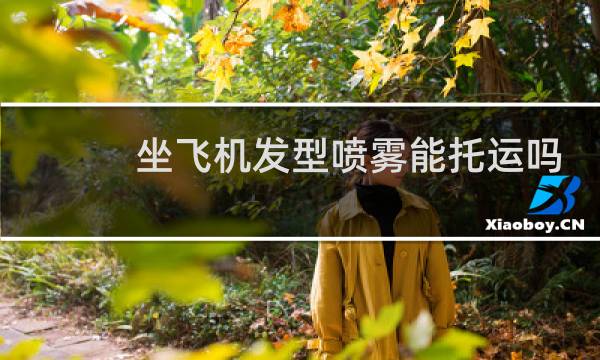 坐飞机发型喷雾能托运吗