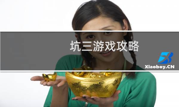 坑三游戏攻略