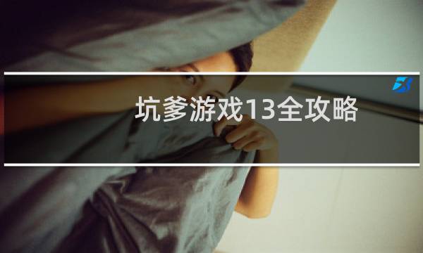 坑爹游戏13全攻略