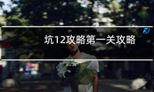 坑12攻略第一关攻略