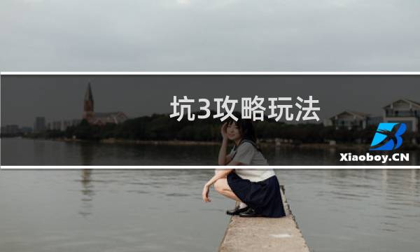 坑3攻略玩法