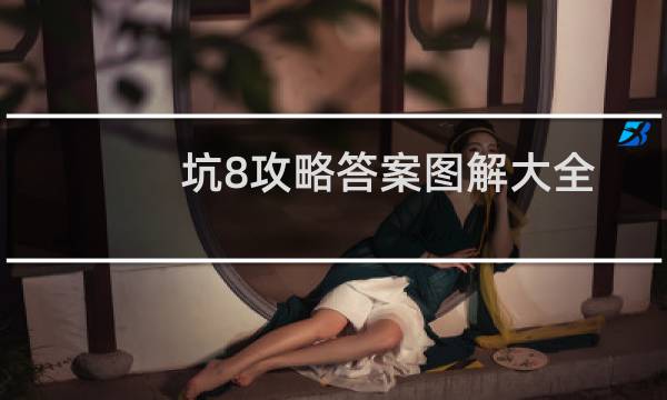 坑8攻略答案图解大全