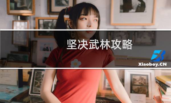 坚决武林攻略