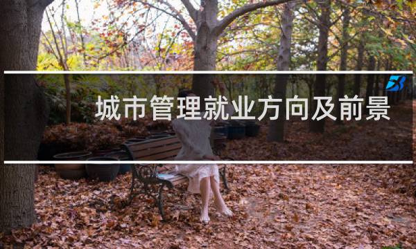 城市管理就业方向及前景