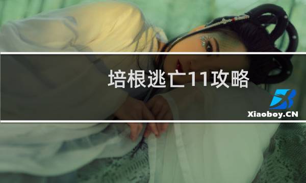 培根逃亡11攻略