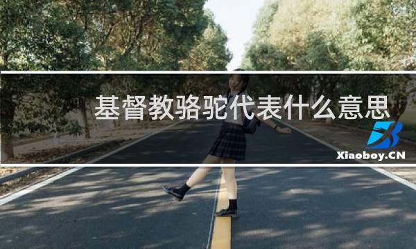 基督教骆驼代表什么意思