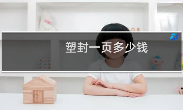 塑封一页多少钱