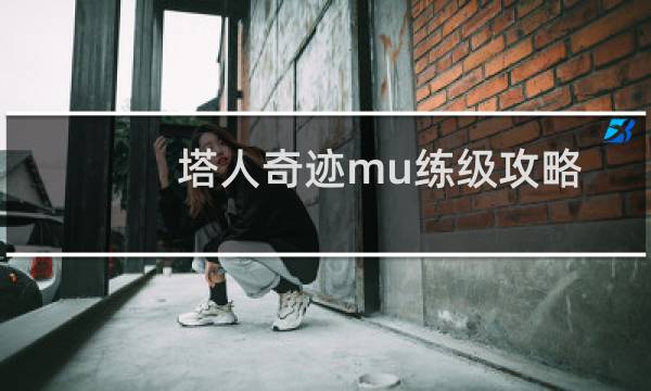 塔人奇迹mu练级攻略
