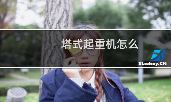 塔式起重机怎么