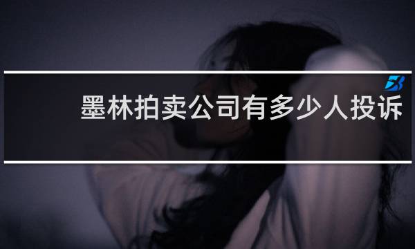 墨林拍卖公司有多少人投诉