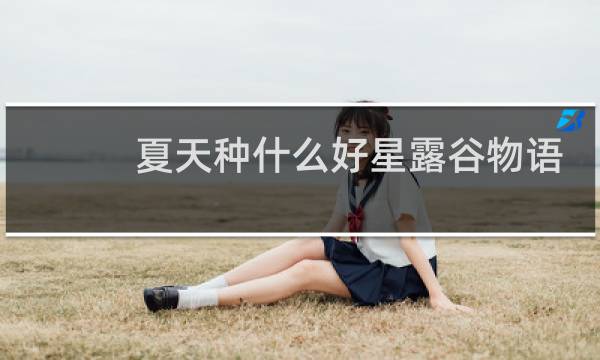 夏天种什么好星露谷物语