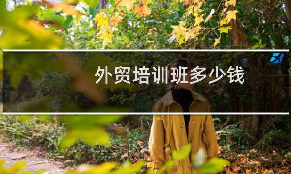 外贸培训班多少钱