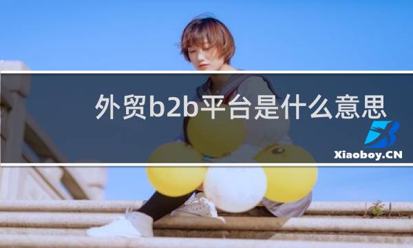 外贸b2b平台是什么意思
