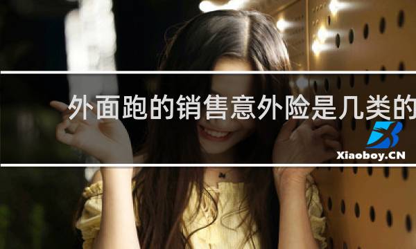 外面跑的销售意外险是几类的