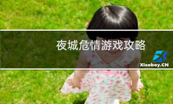 夜城危情游戏攻略