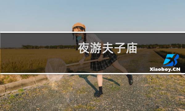 夜游夫子庙